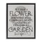 Stupell Industries Romantic Garden Phrase Floater Framed Canvas Wall Art Design by Daphne Polselli